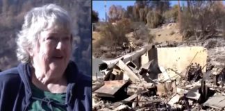 Woman Returns To Home After California Wildfire Burned It Down – Loses It When She Sees Who’s Waiting For Her